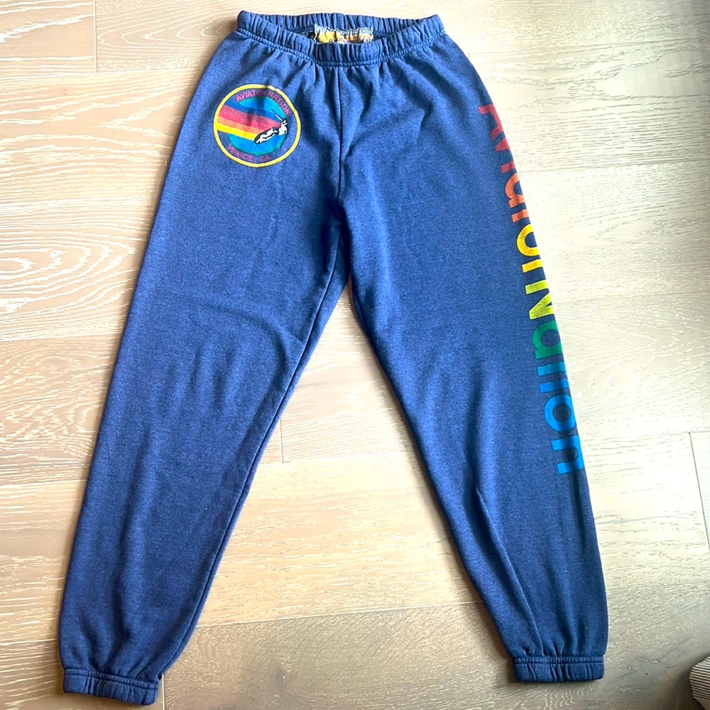 Aviator Nation navy sweatpants size small (women’s)